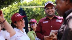 Simey Olvera respalda trabajo de candidatos en municipios