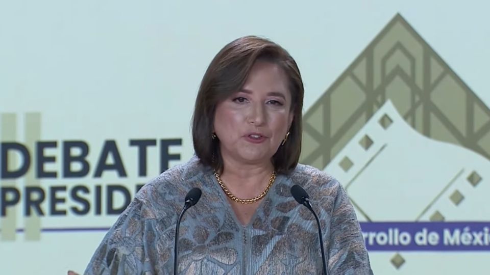 Xóchitl Gálvez arremetió contra su contrincante en los debates presidenciales