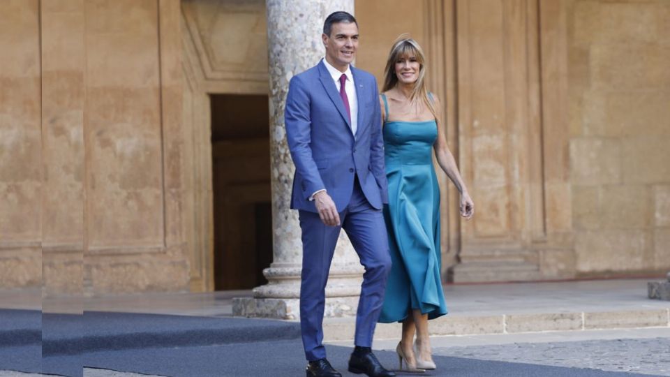 Pedro Sánchez y su esposa Begoña Gómez