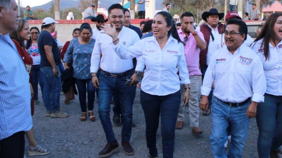 Simey Olvera, candidata al Senado de la República por el estado de Hidalgo.