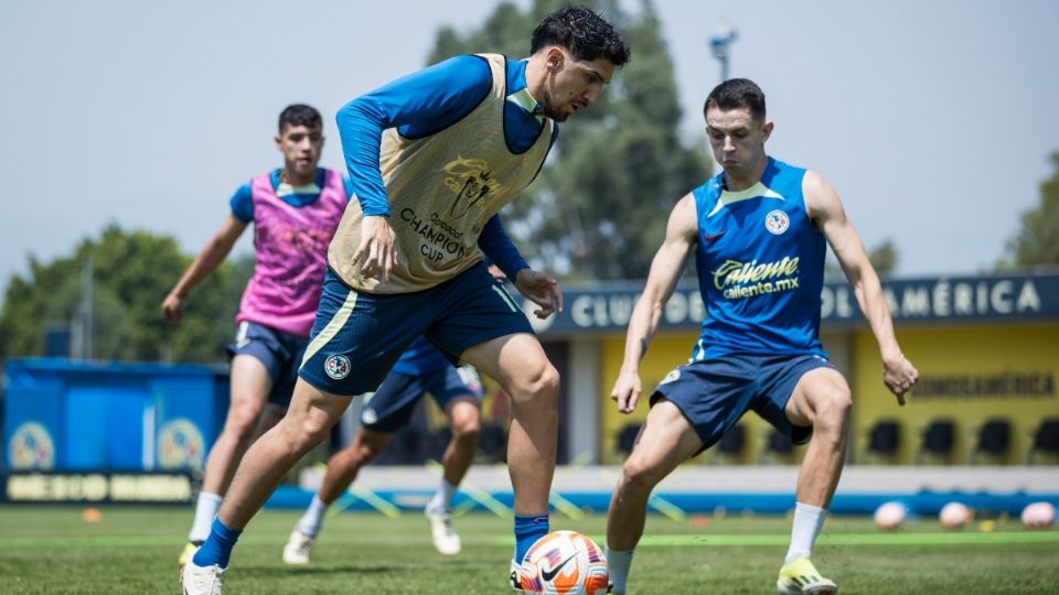 Entrenamiento del América frente a la semifinal de la Concachampions