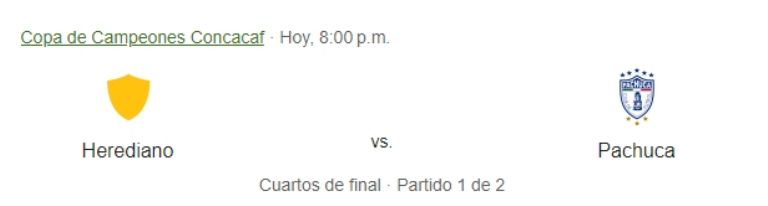 herediano vs pachuca