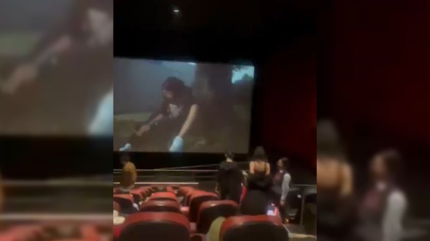 Lady Cinemex: mujer arma un escándalo e insulta a personas al interior de un cine