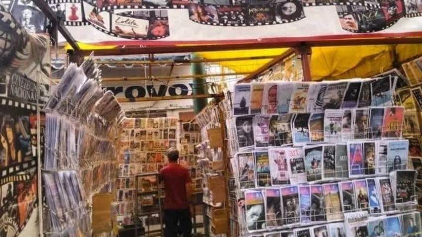 Ratoncito Libertario y otros puestos en Tepito con la más grande colección de cine de arte y documentales