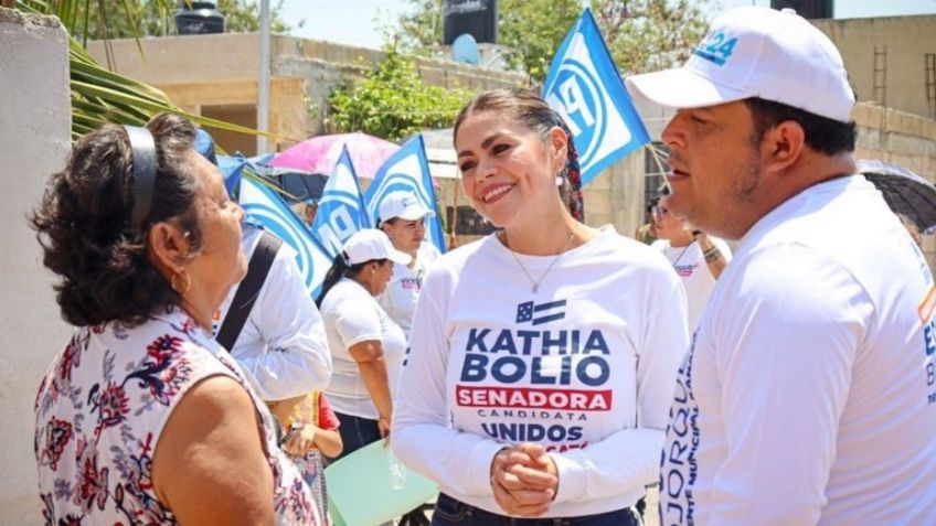 Kathia Bolio aspirante al Senado por el PAN, promete esfuerzos para regresar el Seguro Popular