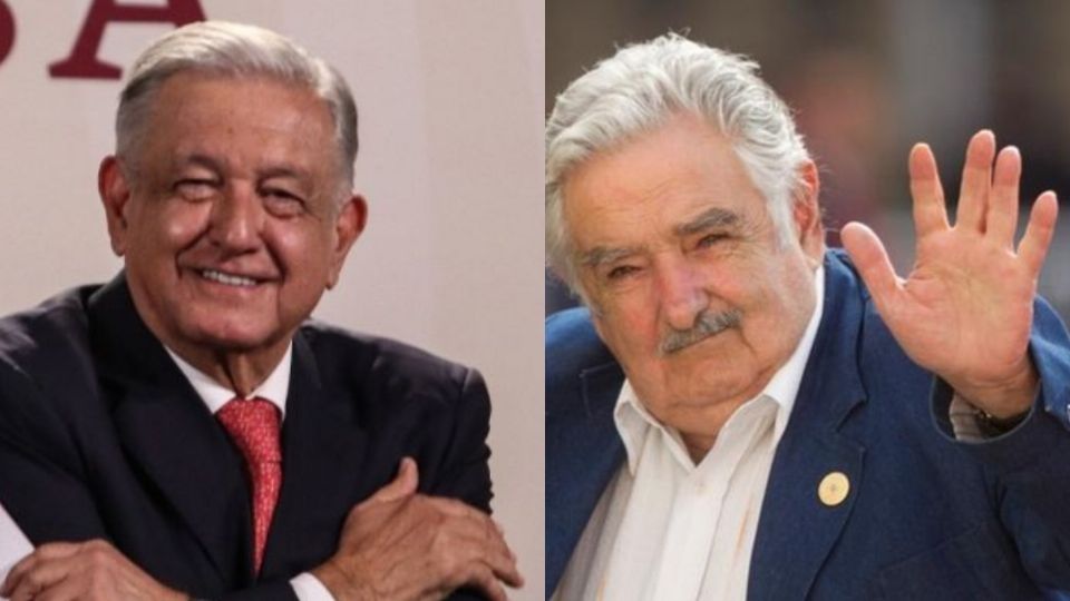 El presidente pidió que se proyectara un video de Mujica en Palacio Nacional.