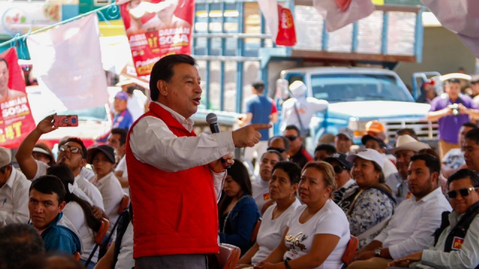 Damián Sosa Castelán, candidato al Senado en Hidalgo.