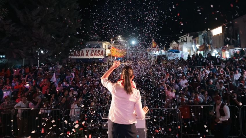 Más de un millón de personas muestran su apoyo, cariño y respaldo a Claudia Sheinbaum en su primer mes de campaña rumbo a la Presidencia de la República