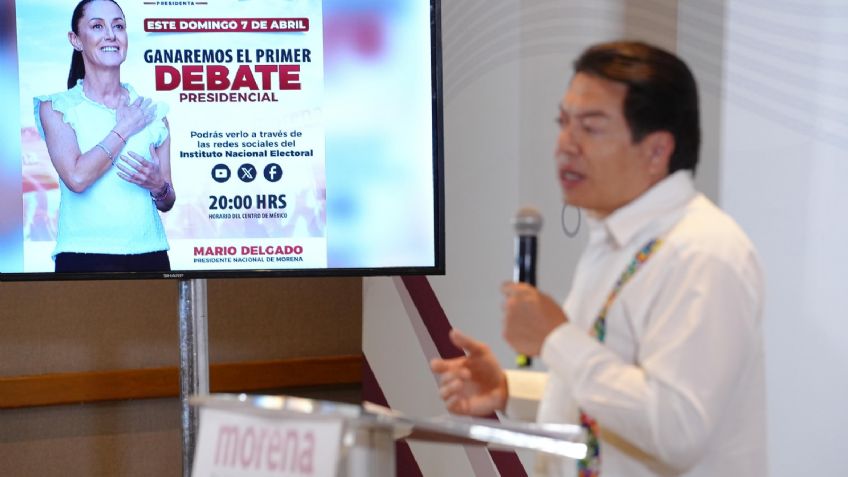 Mario Delgado asegura que Claudia Sheinbaum ganará el debate presidencial