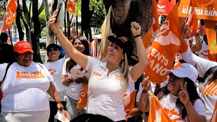 Coapa abraza a Marina Marti en el sexto día de campaña 