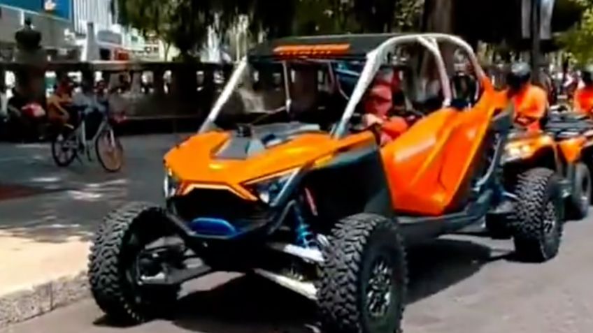 Sandra Cuevas presume su nuevo "juguete", un RZR fosfo fosfo