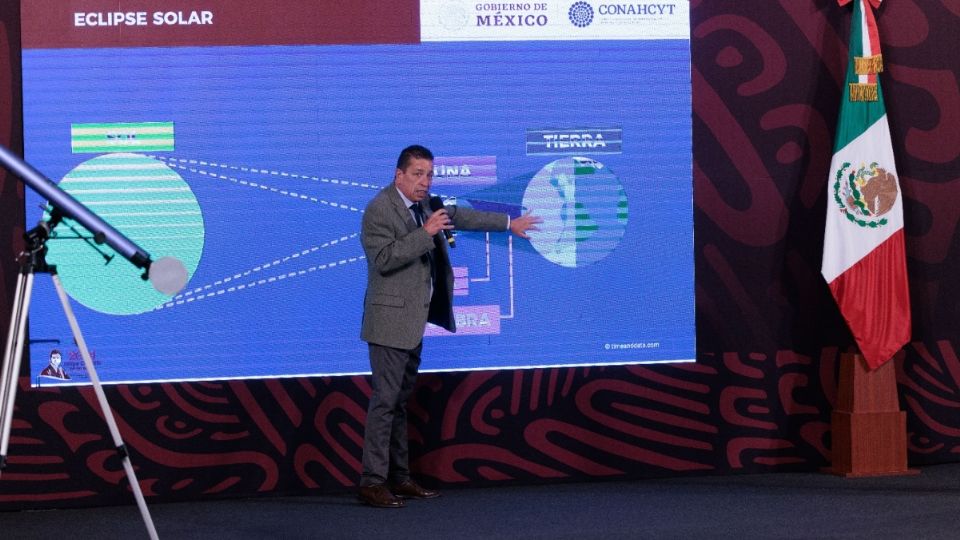 Explican medidas preventivas durante la conferencia de prensa matutina en Palacio Nacional