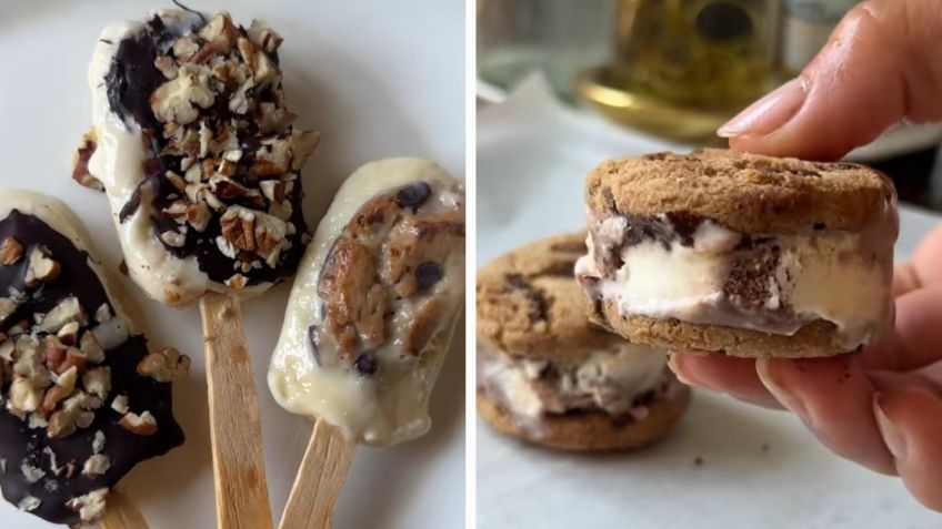 Sorprende con estas paletas heladas de galletas de chocolate hechas en casa