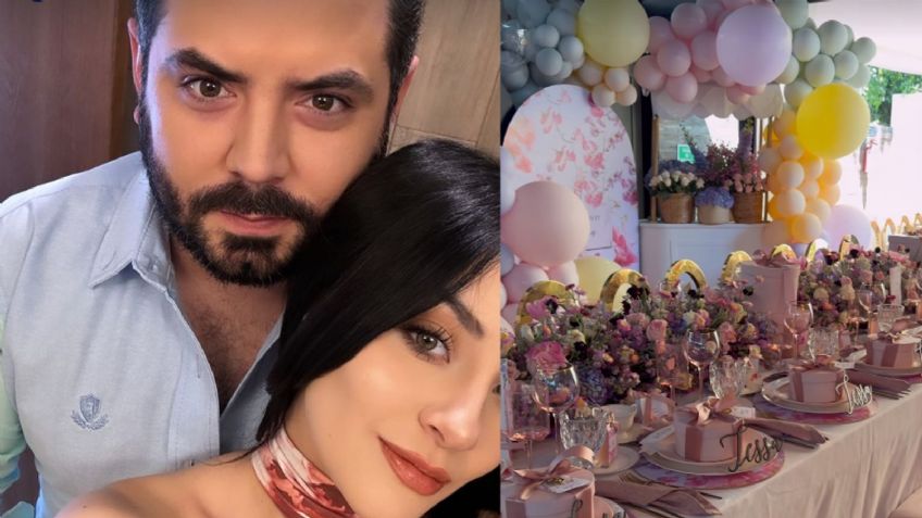 José Eduardo Derbez y Paola Dalay celebran lujosa fiesta de baby shower con Victoria Ruffo como invitada: FOTOS