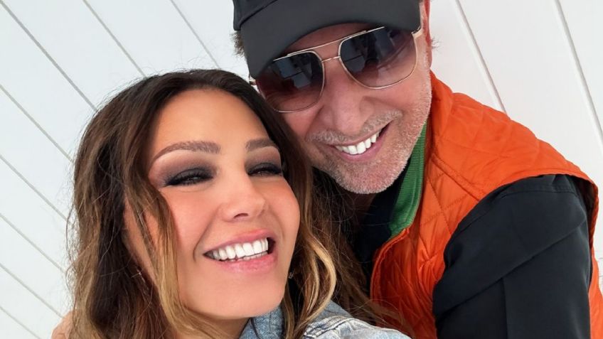 A sus 52 años, Thalía arrasa en redes con su look con corsé y Tommy Mottola sorprende con su reacción