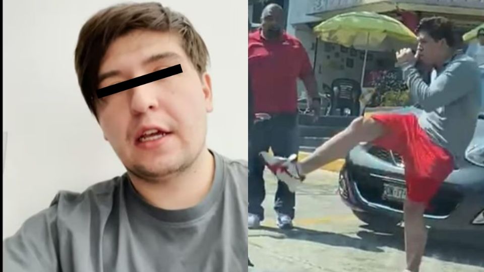 El creador de contenido fue arrestado por golpear a una mujer.