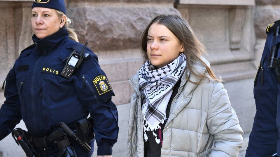 Detienen nuevamente a Greta Thunberg en Europa