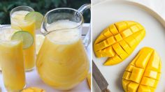 Agua de mango cremosa, una receta deliciosa y baja en calorías