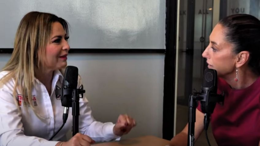 Claudia Sheinbaum mantiene diálogos con aspirantes de Morena y recibe a Claudia Delgadillo en su podcast