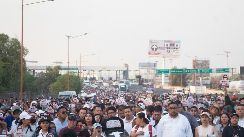 Más de 15 mil ciudadanos de Ecatepec realizan Marcha del Silencio para exigir a la FGJEM castigo a grupos criminales