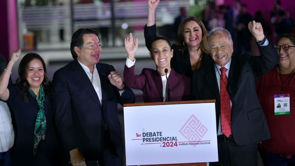 'Ganadora del debate, no solo lo digo yo'