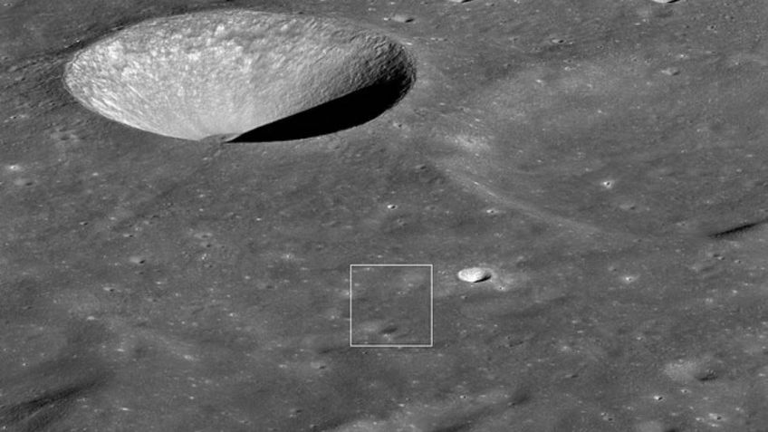 La NASA captura un inquietante figura en la Luna que parece ser de la Tierra: FOTOS