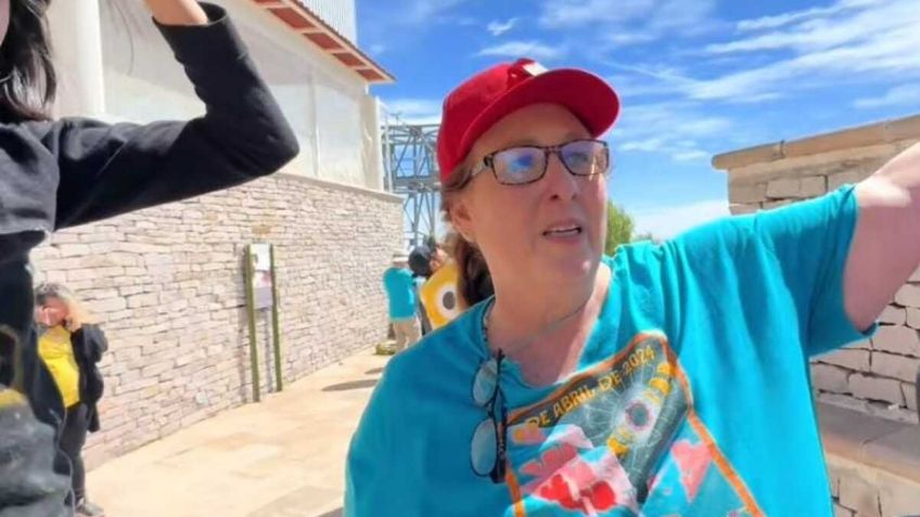 VIDEO: extranjeros corren a mexicanos de una plaza pública en Durango para poder ver tranquilamente el Eclipse del 8 de abril