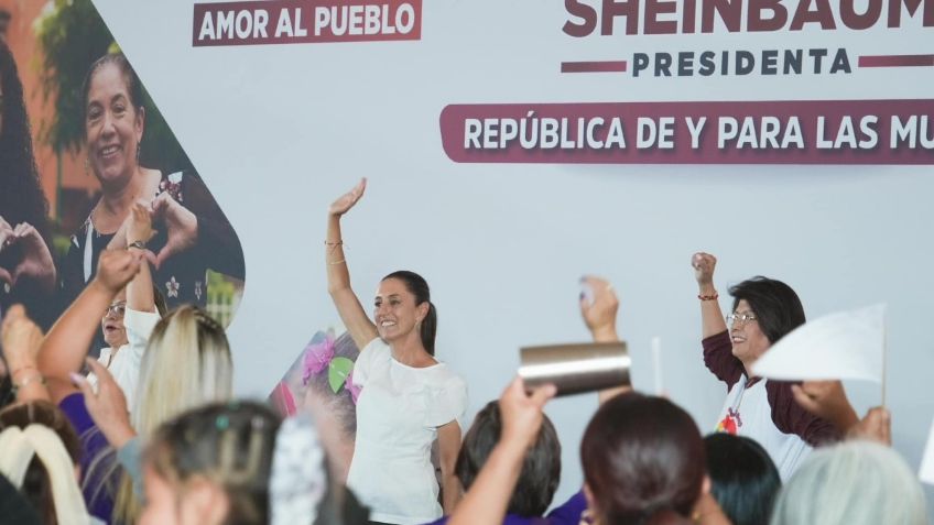 Claudia Sheinbaum se compromete a llevar el Trolebús Elevado al Estado de México