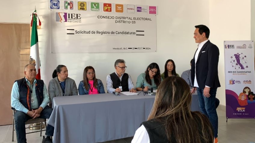 José Luis Ayoub se registra como candidato de MC a diputado local por el distrito 3 de Mexicali