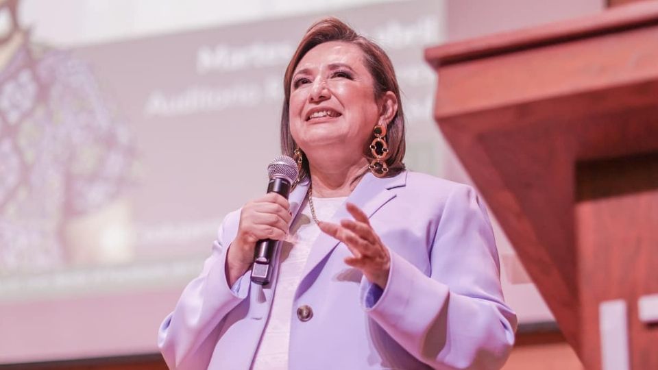 Xóchitl Gálvez, candidata presidencial de la coalición PRI-PAN y PRD.