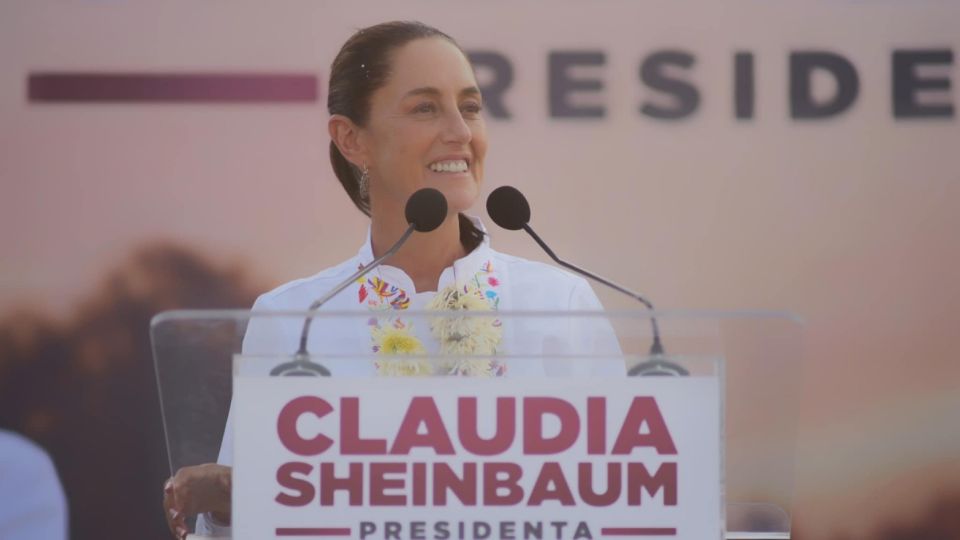 Claudia Sheinbaum, candidata presidencial de la coalición 'Sigamos Haciendo Historia'.