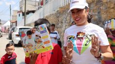 Simey Olvera celebra el día del niño y la niña en colonias de Pachuca