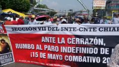 CNTE emplaza paro indefinido a partir del 15 de mayo en Chiapas