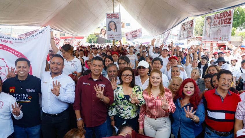 Aleida Alavez promete acuerdos a favor de derechos laborales ante trabajadores de la Ciudad de México