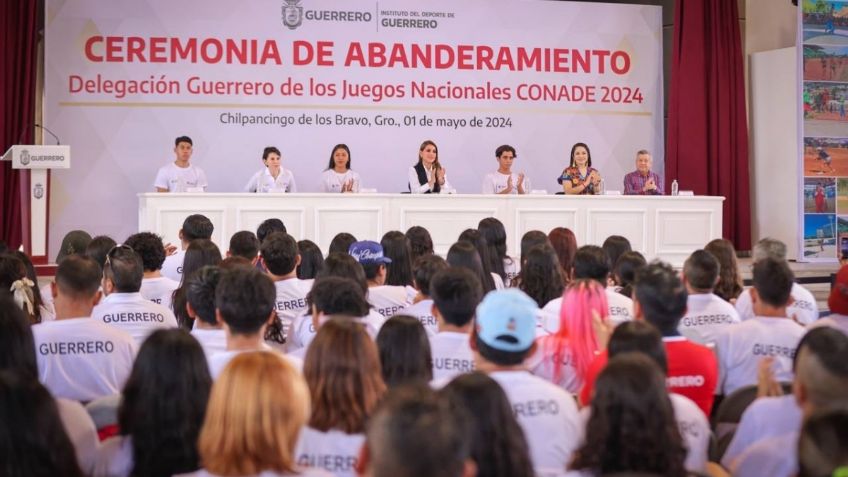 Abandera Evelyn Salgado a la delegación que representará a Guerrero en los Juegos Nacionales CONADE 2024