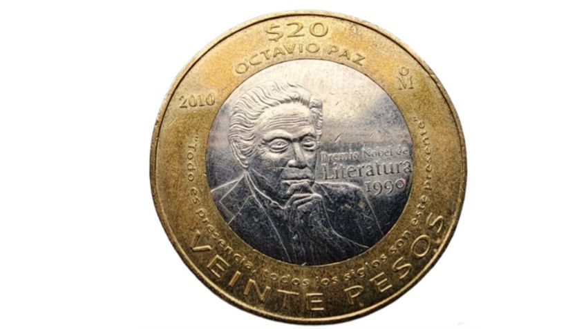 La curiosa moneda de 20 pesos que puedes vender hasta 250 mil pesos