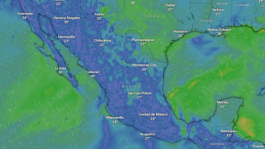 ¿A qué hora entra el Frente Frío 50 en México este viernes 10 de mayo?