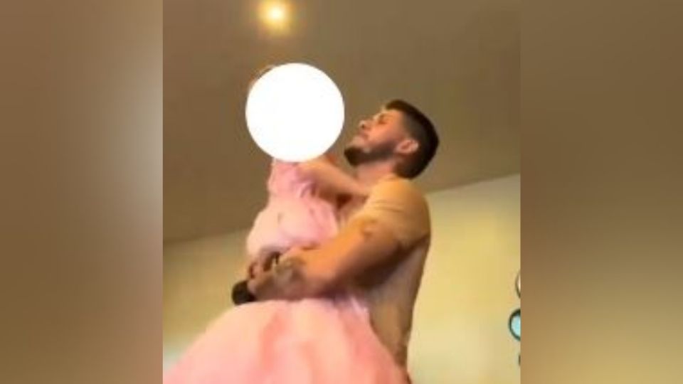 La madre de la menor mostró un revelador video de la supuesta unión matrimonial.