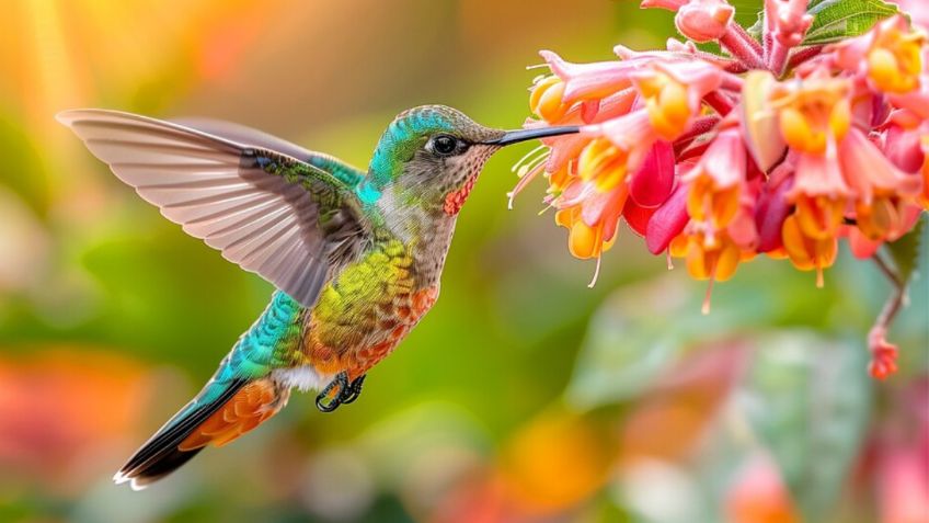 El significado de que un colibrí visite tu hogar que pocos conocen