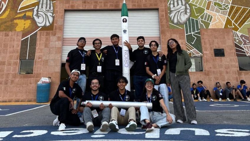 Orgullo mexicano: Alumnos del IPN ganan segundo lugar en competencia de cohetes