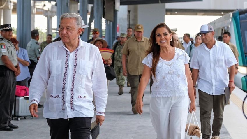 De Valladolid a Cancún, este es el recorrido de AMLO a bordo del Tren Maya