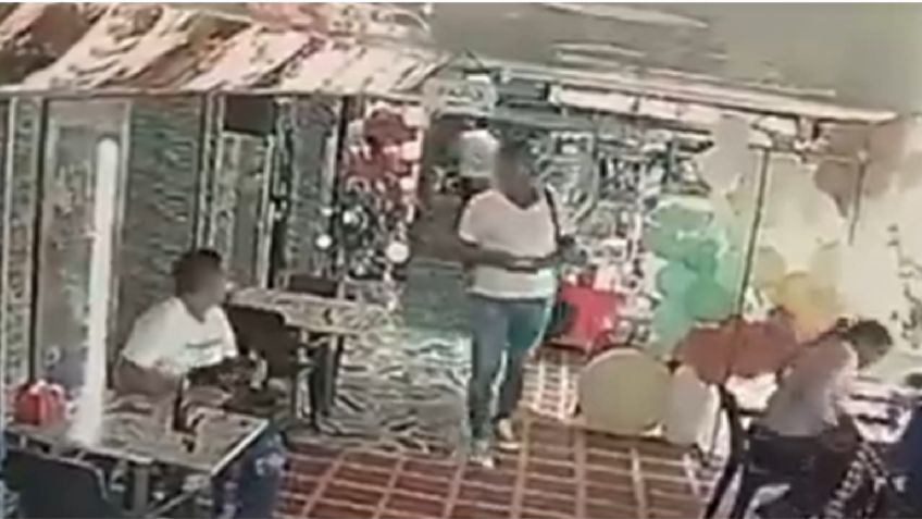 VIDEO: así fue la ejecución de un hombre al interior de una panadería en Colombia