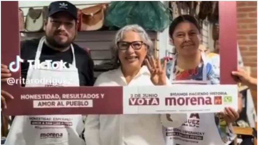 Rita Rodríguez, candidata a senadora, continúa gira de trabajo por Rioverde y Xilitla, en SLP