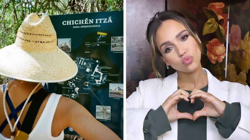 FOTOS: Jessica Alba hace realidad su sueño de conocer Chichén Itzá en su cumpleaños 43