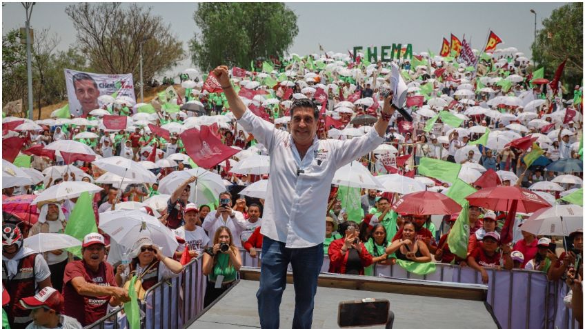 Candidato Chema Tapia toma protesta a 7 mil simpatizantes como promotores del voto