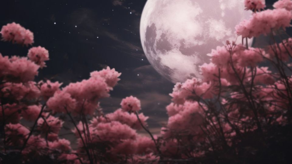 Una Luna Llena de Flores durante el mes de mayo.