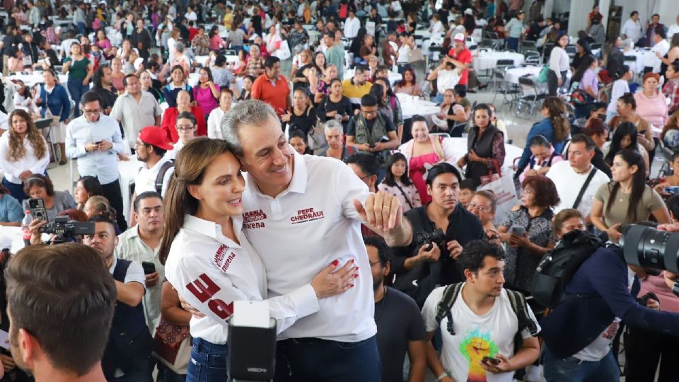 El candidato de Morena a la presidencia municipal de Puebla, Pepe Chedraui.