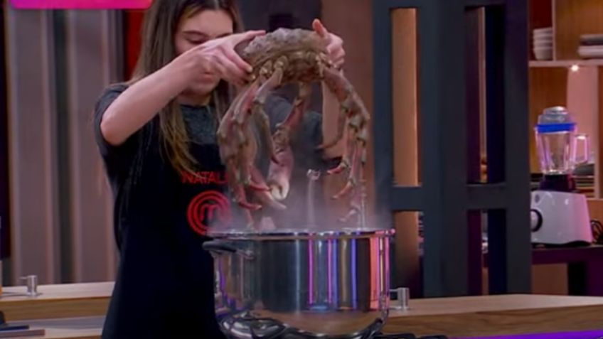 Natália Subtil le pide perdón a un cangrejo antes de cocinarlo en MasterChef Celebrity y desata la polémica: VIDEO