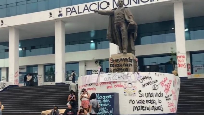 “No fue caída, fue asesinato”: estudiantes del CCH Naucalpan exigen mayor seguridad a las autoridades