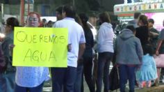 Manifestantes bloquean calles de Ecatepec por falta de agua desde hace 20 días